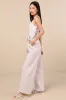 Messina Beige Striped Wide-Leg Jumpsuit sold by Lulus
