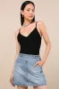 Charlie Medium Wash Denim Mini Skirt sold by Lulus