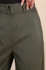 Baron Olive Green Belted High-Rise Wide-Leg Pants sold by Lulus