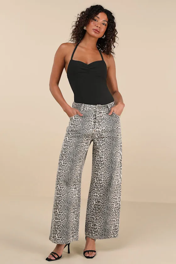 Amberlyn Black Halter Neck Bodysuit sold by Lulus product image thumbnail 3