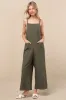 Claudie Sage Linen Sleeveless Cropped Jumpsuit sold by Lulus