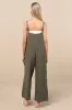 Claudie Sage Linen Sleeveless Cropped Jumpsuit sold by Lulus