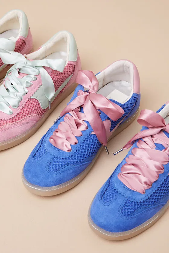 Notice Royal Blue Woven Mesh Sneakers sold by Lulus product image thumbnail 4