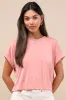 Cool Instincts Peach Pink Short Sleeve Top sold by Lulus