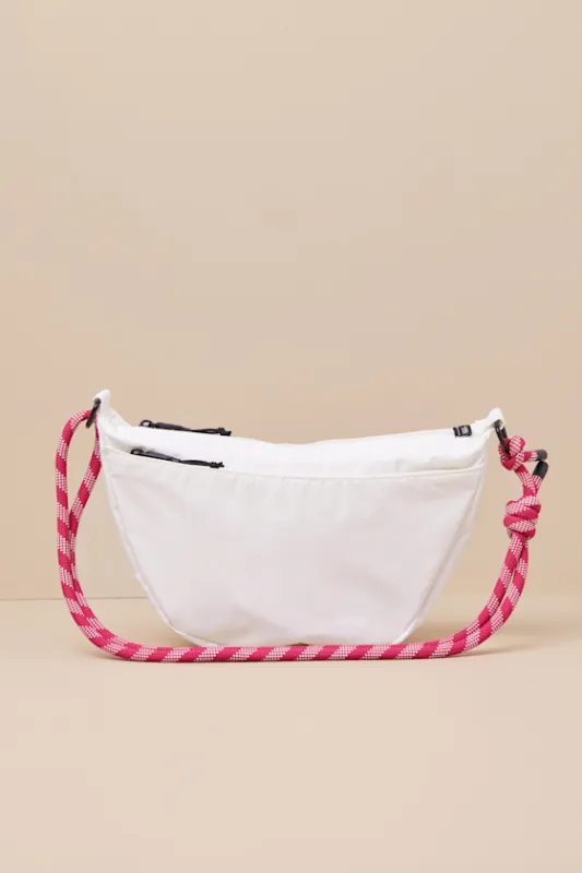Belay White Crescent Bag sold by Lulus