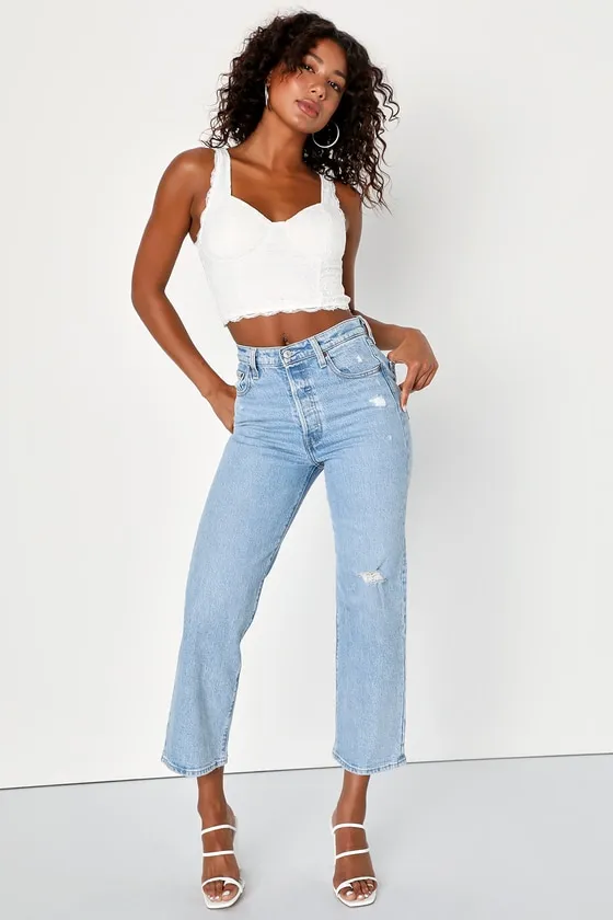 Flirtatious Attitude Ivory Lace Bustier Cami Crop Top sold by Lulus product image thumbnail 3