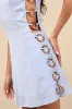 Decidedly Summery Light Blue Cutout Sleeveless O-Ring Mini Dress sold by Lulus