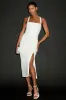 Rumi White Sleeveless Column Midi Dress sold by Lulus