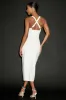 Rumi White Sleeveless Column Midi Dress sold by Lulus