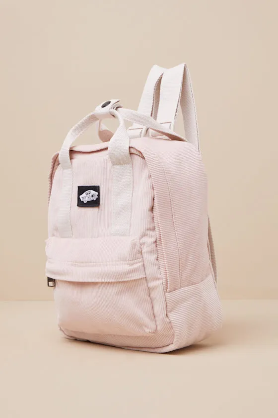 Low Key Blush Pink Corduroy Mini Backpack sold by Lulus product image thumbnail 2
