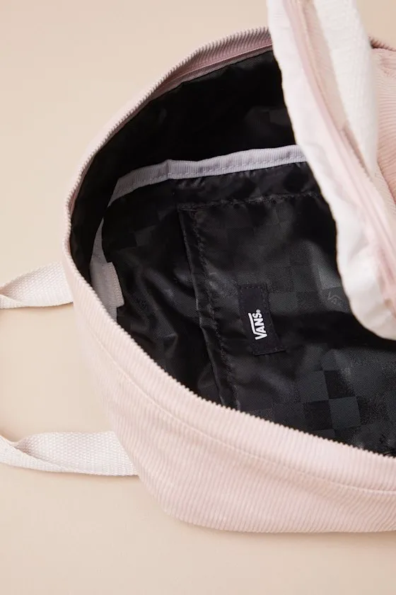 Low Key Blush Pink Corduroy Mini Backpack sold by Lulus product image thumbnail 4