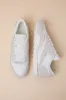 Classic Nylon Sand and Chalk Suede Leather Sneakers sold by Lulus