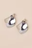 Donella Silver Statement Earrings sold by Lulus