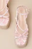 Thomasin Pink Tropical Print Platform High Heel Sandals sold by Lulus