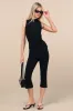 Agnete Black High-Rise Capri Pants sold by Lulus