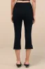 Agnete Black High-Rise Capri Pants sold by Lulus