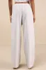 Anahita Cream and Blue Striped Mid-Rise Straight Leg Pants sold by Lulus