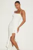 Iveta White Cutout Ruffled Sleeveless Midi Dress sold by Lulus