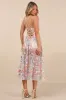 Mahryn Beige 3D Floral Embroidered Midi Bodysuit Dress sold by Lulus