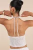 Anahita Cream and Blue Striped Halter Top sold by Lulus