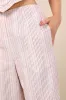 Anahita Cream and Red Striped Mid-Rise Straight Leg Pants sold by Lulus