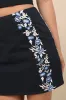 Rosabella Black Floral Embroidered Two-Piece Mini Dress sold by Lulus