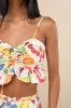Mirabelle White Multi Fruit Print Crop Cami Top sold by Lulus