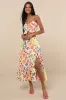 Mirabelle White Multi Fruit Print Crop Cami Top sold by Lulus