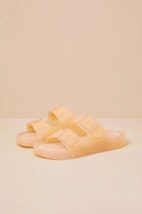 Julio Praline Vinyl Buckle Slide Sandals sold by Lulus product image thumbnail 2