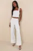 Mckayla White Frayed High-Rise Jeans sold by Lulus