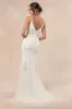 Ciella White and Silver Beaded Mermaid Maxi Dress sold by Lulus