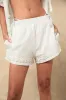 Ines White Linen Embroidered Swim Cover-Up Shorts sold by Lulus