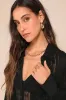 Unique Effect Black Lace Sheer Long Sleeve Button-Up Top sold by Lulus