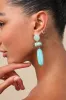 Chaudrie Turquoise Stone Drop Earrings sold by Lulus
