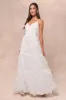 Adoringly Yours White Tiered 3D Floral Maxi Dress sold by Lulus