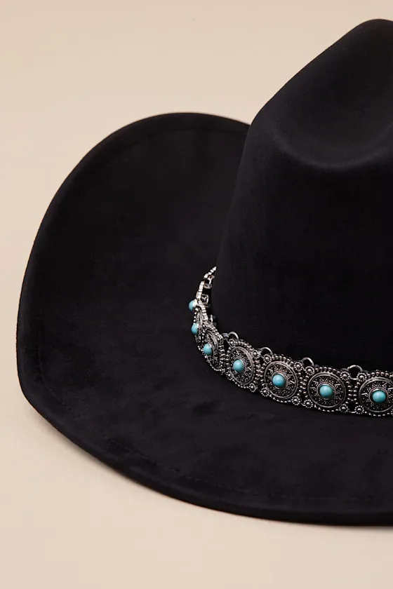 Solmira Black Conch Western Hat sold by Lulus product image thumbnail 4