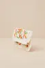 Bizenta Cream Floral Embroidered Fringe Clutch sold by Lulus