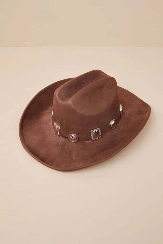 Aristar Brown Suede Conch Western Hat sold by Lulus product image thumbnail 2