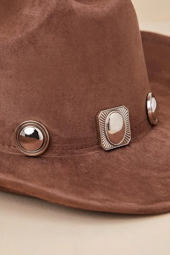 Aristar Brown Suede Conch Western Hat sold by Lulus product image thumbnail 4