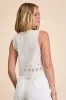 Linnea White Eyelet Embroidered Tie-Front Top sold by Lulus