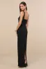 Onetta Black Mesh Column Maxi Dress sold by Lulus