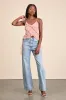 Luscinia Light Pink Textured Ruffled Cami Top sold by Lulus