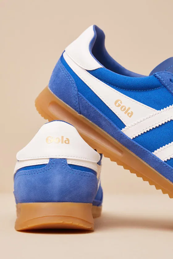 Tornado Sapphire Color Block Suede Leather Sneakers sold by Lulus product image thumbnail 3