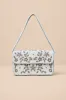 Bold Accent White Multi Beaded Shoulder Bag sold by Lulus