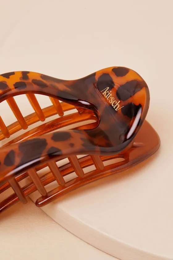 Flat Brown Tortoiseshell Cloud Clip sold by Lulus product image thumbnail 2