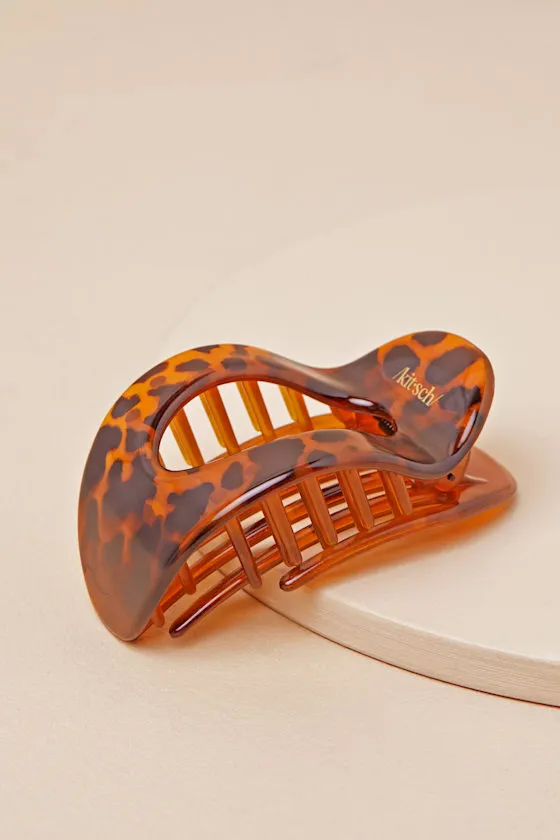 Flat Brown Tortoiseshell Cloud Clip sold by Lulus product image thumbnail 4