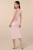 Constantly Trendy Blush Striped Crinkle Bodycon Midi Dress sold by Lulus
