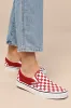 Classic Chili Pepper Checkerboard Slip-On Sneakers sold by Lulus