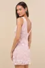 Fenicia Light Pink Abstract Floral Embroidered Mini Dress sold by Lulus