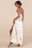 Donna Ivory Floral Sleeveless Slip Maxi Dress sold by Lulus